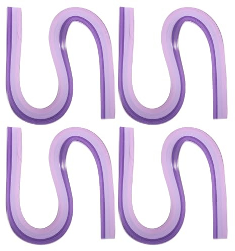 PATIKIL 540 x 3mm Bandes de Papier Quilling Arc-En-Ciel, 480 Pcs Bande de Papier Origami pour Quilling, pour Bricolage, Artisanat de Noël, Dégradé Violet