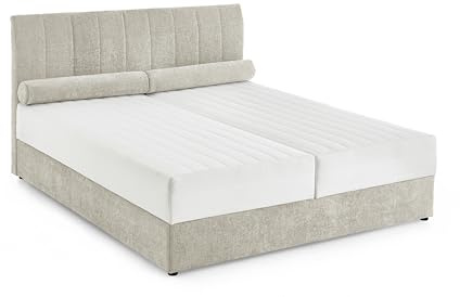 Stauraum- Boxbett Alicia mit Kissenrolle