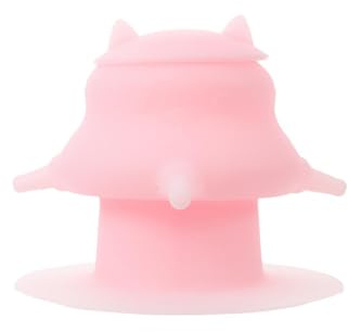 Toyvian Distributeur de Lait pour Chatons en Silicone avec Tétine Souple, Alimentation Précise et Facile à Nettoyer, Station d'allaitement Rose pour Animaux de Compagnie