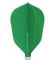 Fit Flight Cosmo Darts 6 Pack Super Shape Dart Flight (Green)