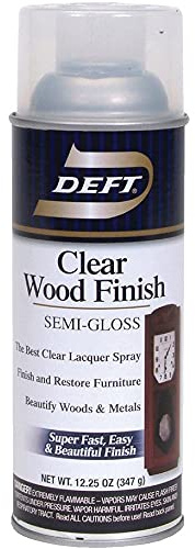 12.25 Oz Clear Wood Finish Semi-Gloss [Set of 6]