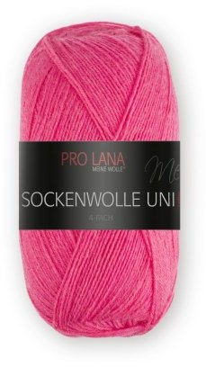 Pro Lana Sockenwolle Uni 4-fach 422 - pink