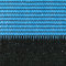 TENAX Soleado Sport 1,00x5 m Negro/Azul, Malla de Ocultación Tejida bicolor con bandas horizontales para Balcones y Jardines