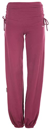 WINSHAPE Damen Trainingshose Wh1 Fitness Freizeit Sport Yoga Pilates Hose, Berry/Love, M EU