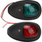 Navigationslicht für Boote, 1 Paar Yacht-Navigationsleuchte Tragbare Langlebige 10-30 V Weitdruck-Versandsignal-Lampe Versand-Navigationsleuchte(Schwarzes Paar)