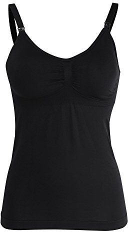 Canottiere da allattamento da donna, 3 colori 3 taglie Canotta da allattamento sottile con reggiseno per allattamento incorporato Canotta premaman per allattamento Maternità