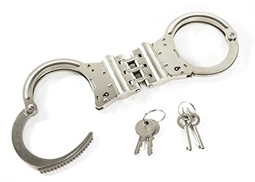 PRODEF® Hochsicherheits-Handschelle mit Zylinderschloss, Breitscharnier