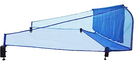 Baoblaze Tischtennis-Ballfangnetz, Ballfangnetz mit Metallrahmen, professionelles Trainingszubehör, Ball-Recycling-Fängerausrüstung