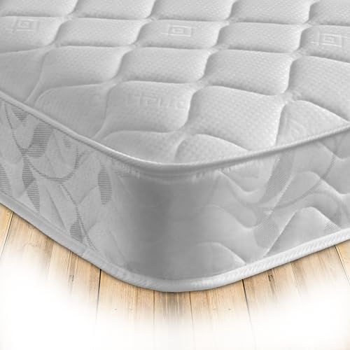 Starlight Beds Arctic White Single Mattress, 3ft x 6ft3, Foam Free