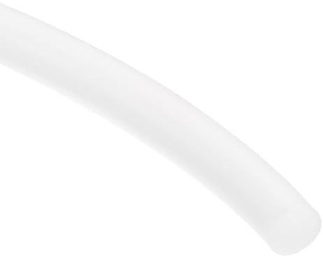 QUARKZMAN Nastro di Tenuta in Schiuma di Silicone, 5,5mm OD x 6,5M Guarnizione Schiuma Silicone Cavo Guarnizioni Tenuta in Gomma Spugnosa per Magazzino Tubo Paraspifferi Porta, Bianco