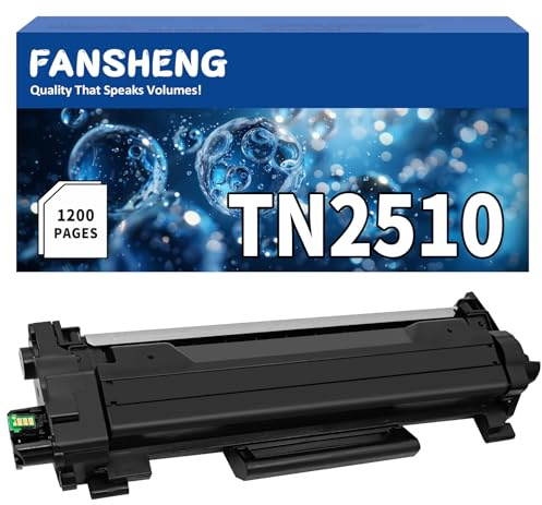 TN-2510 TN2510 Tonerkartusche kompatibel mit Brother TN2510 für HL-L2400DW L2400DWE L2445DW, DCP-L2627DWXL L2620DW, MFC-L2860DWE L2800DW L2835DW L2827DWXL Drucker 1200 Seiten (1 Schwarz)