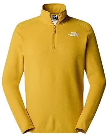 THE NORTH FACE NF0A855W0XI M 100 Glacier 1/4 Zip - EU Maglia Lunga Uomo Turmeric Taglia M