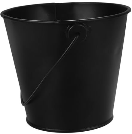 CANIGHT Seau Récupérateur De Graisse pour Barbecue Collecteur Dhuile pour Barbecue Extérieur Seau Dégouttage en Fer Blanc Robuste Facile À Nettoyer 8 X 10 5 X 12 Cm