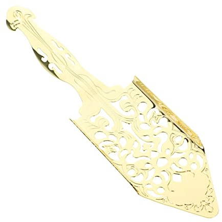 GLEAVI Absinthe Spoon Multi-use Delicate Dripper for Cube Sugar Bar Accessory Stainless Steel Slotted Serving Spoon