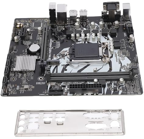 Yanmis H410M D3V-Motherboard, LGA1200-CPU, 2xDDR4-Speicher, PCI E X16, SATA 3.0, M.2-Steckplatz, USB 3.0, VGA, DVI, M ATX-Computer-Motherboard