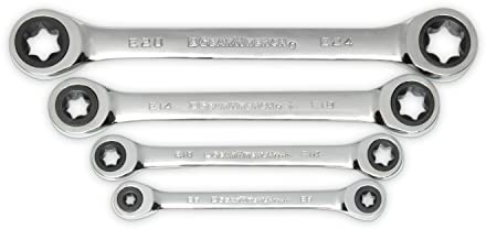 GEARWRENCH 4 Piece Double Box Ratcheting E-Torx Wrench Set| 9224D