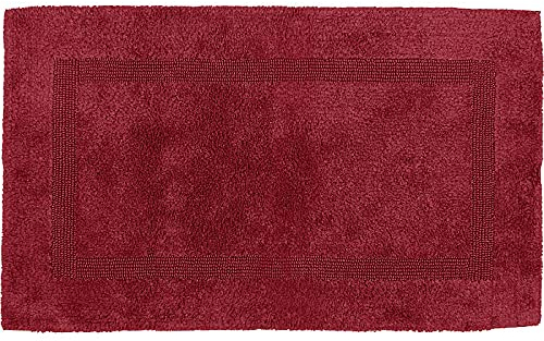 Erwin Müller Badteppich Heraklion weinrot Größe 70x120 cm