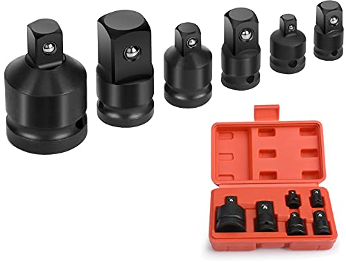 Sukudon Juego de adaptadores | 6 piezas | 1/4 a 3/8, 3/8 a 1/2