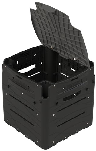 RAILBLAZA Gear Hub - Caja de pesca para kayak, con 4 soportes internos para caña, almacenamiento para 8 cajas de aparejos, caja de kayak premium con soportes para caña y tapa