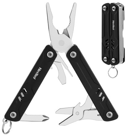 NexTool Multitool,9 in 1 TSA Mini Sailor mit Nadelzange,Schere,SIM-Extraktor & Schraubendreher für Reisen,EDC,TSA genehmigt Multiwerkzeug,klingenlose kleine Multitool (Mini Sailor Lite)