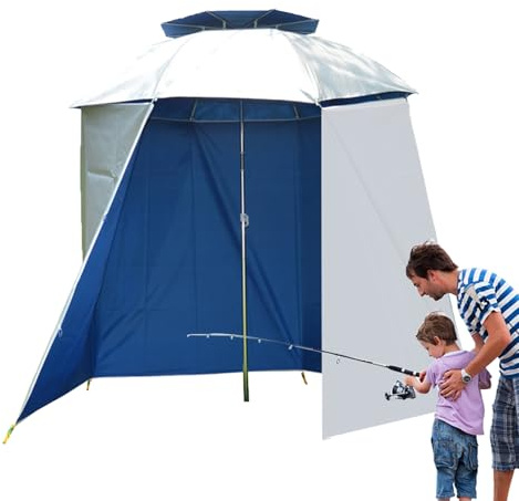 Fishing Umbrella – Parasol Sun Shade | Semi-Circular Fishing Parasol | Fishiing Parrasol Surround Cloth Suitable For Outdoor Angling Sun Protection Rain Shelter
