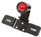 ShinYo LED Rücklicht Old School Typ6 Ø45mm mit Nr.-Halter