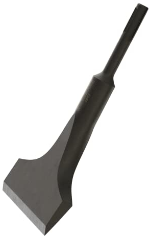 Cincel SDS-Plus para azulejos hecho en Alemania por WIESEMANN 1893 I 170 x 75 mm I para quitar azulejos y adhesivo I para martillo eléctrico I 20° ángulo I 81574