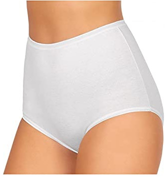 JADEA CULOTTA Donna, Offerta 6 Pezzi, Slip Donna in Cotone, Slip Donna Vita Alta 05 (6 Pezzi-Bianco, 5)