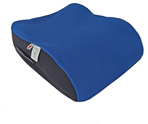 UNITED KIDS Autokindersitz Safari Gruppe II/III EU Norm ECE R129 Sitzerhöhung für Kinder von 135-150cm, Farbe:Maxblue