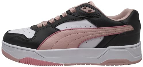 Puma Tenis Unisex Rbd Break Low, Puma Blanco Poised Pink Puma Negro, 43 EU