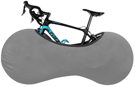 Funda Protectora Antipolvo para Bicicletas,Cubierta Protectora para Bicicleta,Funda Protectora Elástica para Bicicletas,Resistente al Viento,Al Polvo y a Los Rayos UV Negro Tokaneit