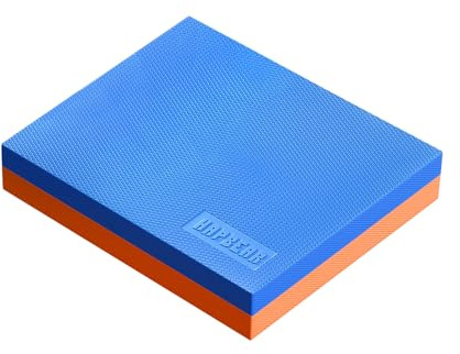 HAPBEAR Almohadilla de Equilibrio, 40x33cm Almohadilla de Equilibrio de Espuma Antideslizante Premium para Fitness y Entrenamiento de Estabilidad, Yoga, Fisioterapia, Rodilla ＆ Ejercicio de Tobillo