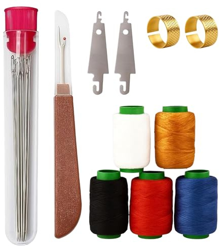 41piezas Juego De Agujas De Coser,Agujas de Acero Inoxidable para Coser a Mano,Kit de Costura BáSico,Aguja de Coser de Punta Fina,para Principiantes,Costura a Mano