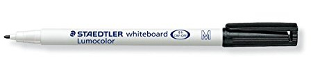 Whiteboard Stift Lumocolor schwarz