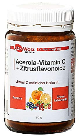 Acerola-Vitamin C + Zitrusflavonoide Dr. Wolz, 90 g Pulver