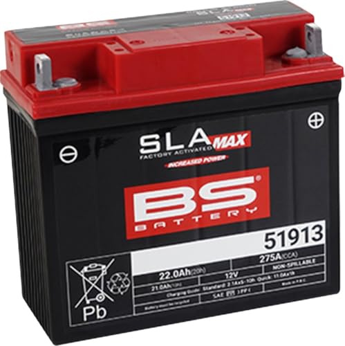BS BATTERY Batterie SLA Max sans entretien activé usine - 51913