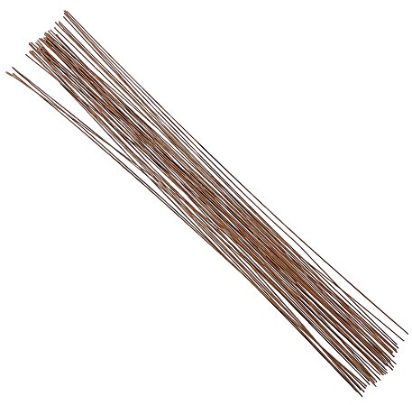 Decora 20 Gauge Brown Floral Wire 16 inch,50/Package