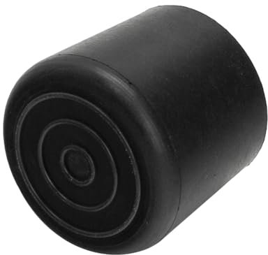 WOLFPACK LINEA PROFESIONAL - Taco Goma Andador Negro Ø 22mm Con Arandela Interior Bolsa 50 Unidades