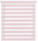 Blindecor - Indus doppelrollo klemmfix ohne bohren - duo rollo klemmfix Rosa - 82 x 180 cm (Breite x Länge) Stoffgröße 79 x 175 cm
