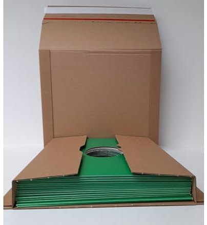 10 (dieci) SCATOLE DI CARTONE PER LA SPEDIZIONE DEI DISCHI VINILI LP - 12