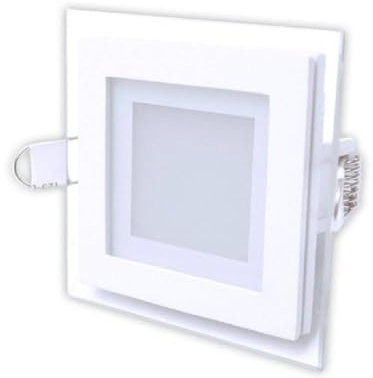 OISE ART STORE Trade Shop - Pannello LED Slim Incasso Bordo in Vetro 9 W Cct Tre Colorazione Luce P-94e-q3c