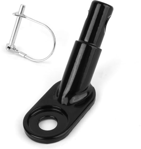 Fukaisu Bike Trailer Hitch Connector, Black Bicycle Trailer Adapter Cycling Adapter Attachment Coupler Accessories Parts for Schwinn Instep Kid Pet Cargo Trailers