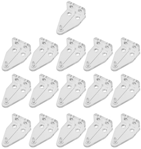 ROMISBABA Gancho Conector Fácil de Transportar Persianas Venecianas 16 Piezas para de Plástico para Control Seguro de Inclinación y Apertura de Ventanas
