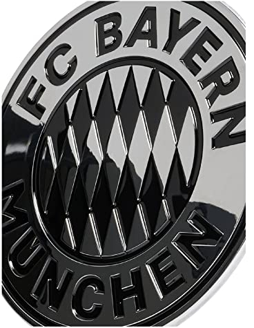 FC Bayern München Aufkleber - Chromlogo - 3D Sticker XL Logo Autoaufkleber FCB