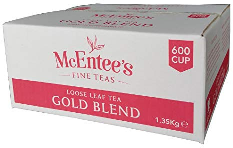 McEntee's Irish Loose Leaf Gold Blend Tea - Catering 1.35Kg - Expertly blended in Ireland to give that perfect cup of tea. A traditional blend of Assam and Kenyan tea delivering that taste of home.