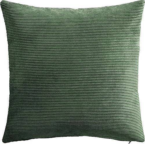 Erwin Müller Kissenhülle Glasgow Cord Oliv Größe 50x50 cm