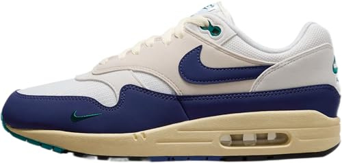 Nike Air Max 1 Herren Schuhe, Sail/Deep Royal Blue, 9