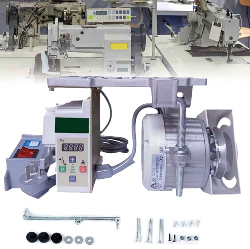 Motore Per Macchina Cucire Elettrico, 220V 750W Motore Per Macchina Cucire Industriale Servomotore A Risparmio Energetico 200-6500 Giri/Min Per Macchine Cucire Industriali Domestiche