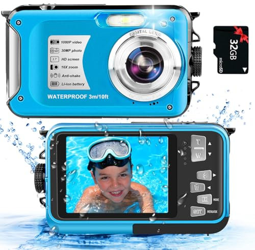 Unterwasserkamera 30MP 1080P wasserdichte Digitalkamera