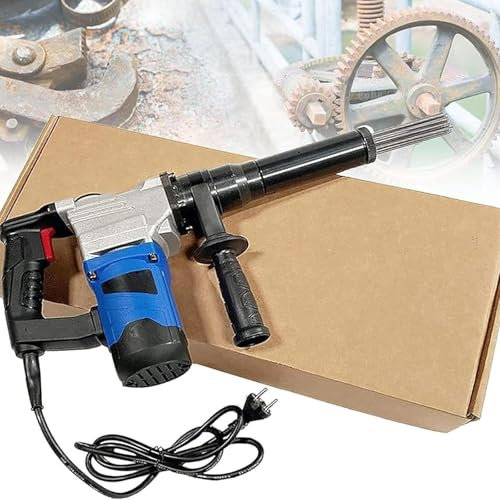 Scrostatore Elettrico Industriale Per Aghi 1400 W,Pistola Elettrica Per La Rimozione Della Ruggine Ad Aghi,Strumento Portatile Per Rimozione Della Ruggine,Scorie Di Saldatura E Vernice,110V